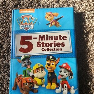 Nickelodeon PAW Patrol 5-Minute Stories Book - Blue and Red